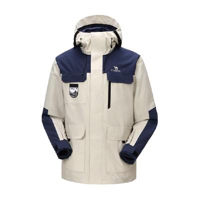 骆驼工装男款秋户外登山冲锋衣