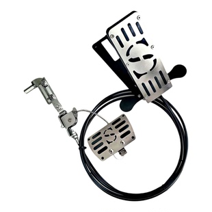 落地式家用辅助免打孔副驾驶制动不锈钢教练陪练通用型汽车副刹车