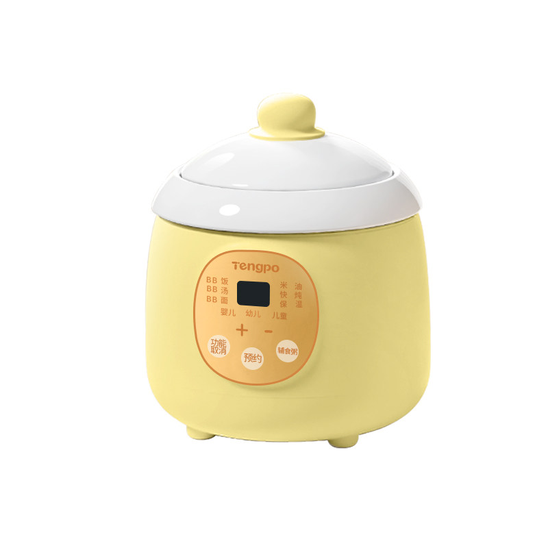 bb煲藤婆电粥锅辅食婴儿宝宝神器迷你电炖锅饭煲炖盅0.5陶瓷专用