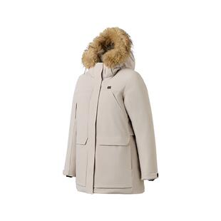 【预售】KOLON SPORT可隆雪绒派克羽绒服防水女通勤中量Parka羽绒