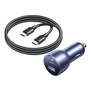 绿联车载充电器超级快充头适用苹果17汽车转换插头点烟器充电器