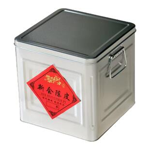 大容量双盖加厚防潮茶饼茶叶密封罐陈皮收纳罐马口铁食品级储物罐