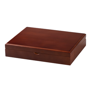 深色梳子竹盒创意复古收纳简约首饰品茶具竹木制磁吸盒包装礼品盒