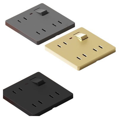 暗装一开六孔插座二二二插孔多孔