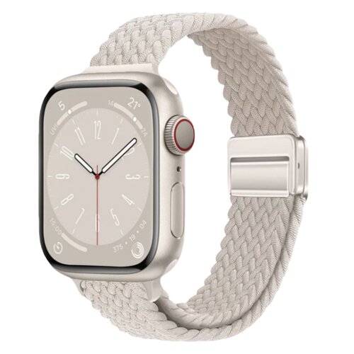 【细款】适用iwatch11表带苹果手表带S10磁吸扣编织表链applewatch9代透气SE运动尼龙腕带8女款ultra可爱高级