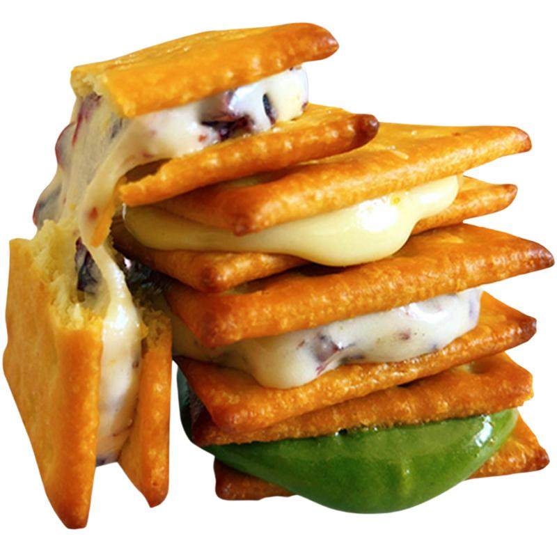 100%现做手工牛扎饼干糕点台湾口味手撕网红牛轧糖饼干好吃的零食