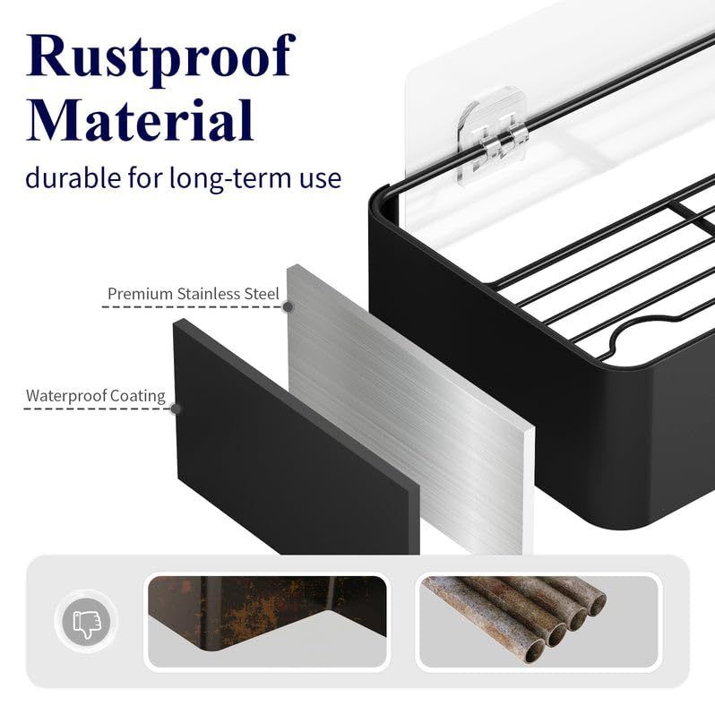 浴室置物架批发免打孔防水洗发沐浴露牙刷洗漱用品卫生间收纳架