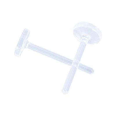 隐形透明防堵养耳洞树脂耳钉女