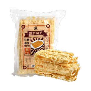 伴晓仙油炸腐竹潮汕油炸豆腐皮火锅食材响铃卷螺蛳粉腐皮麻辣烫