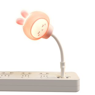 语音小夜灯人工声控感应智能控制卧室床头USB台灯睡眠儿童房家用