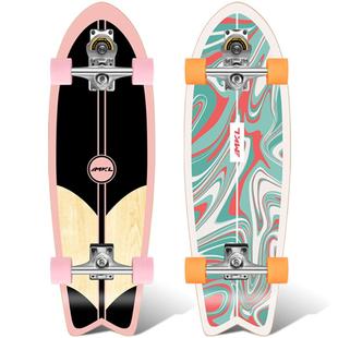 迈卡龙陆地冲浪板滑板S7成人专业初学者儿童女免蹬地陆冲板Slide