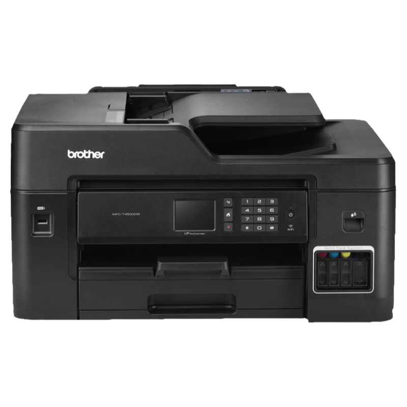 【顺丰发货】兄弟MFC-T4500DW彩色喷墨A3打印复印扫描传真多功能一体机自动双面无线打印机办公专用 4500DW