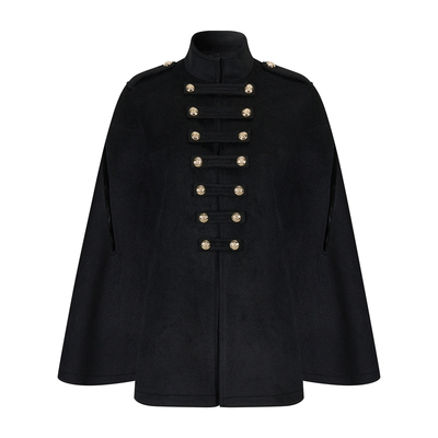 毛呢斗篷大衣HiimDai披肩大衣