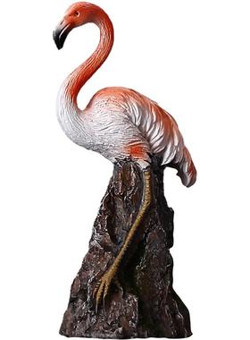 创意仿真白鹭动物创意微景观装饰