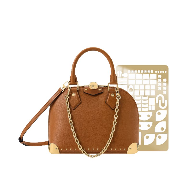 适用LV ALMA TRUNK BB 手袋SS26糖果色秀款贝壳包奢侈品自黏贴膜