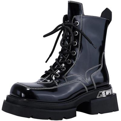 bellalily英伦厚底增高马丁靴