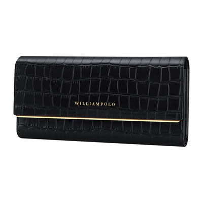 英皇保罗真皮钱包长款妈妈款皮夹