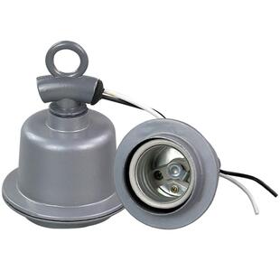 E40E27螺口全陶瓷耐高温养殖场工厂防水大功率LED灯泡吊灯头灯座
