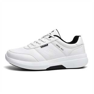 意大利LOTTO乐途男鞋2025秋冬季新款皮面休闲运动鞋小白鞋子加绒