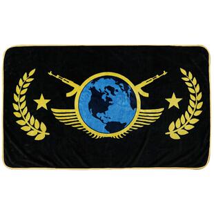 CS周边大地球毛绒毯厚实披肩秋冬反恐精英CSGO完美世界电竞旗舰店