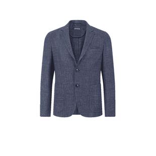 【自营】ZEGNA/杰尼亚男士编织休闲西服西装外套 1DNMG0 9497