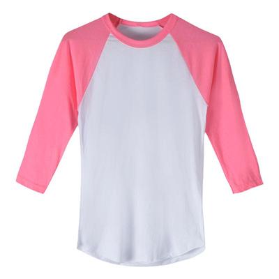 运动休闲薄款棉男女休闲半袖拼接