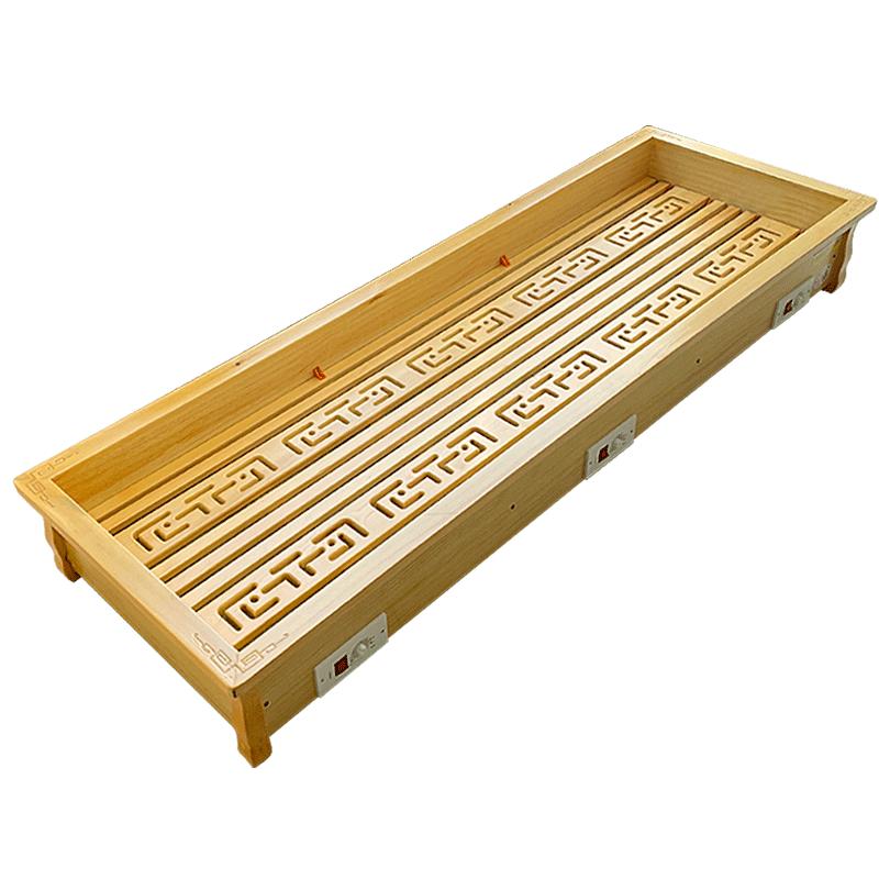 湖南烤脚实木取暖器家用电烤火炉电火桶烤火箱烘脚暖脚神器长方形