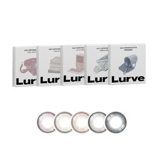 Lurve美瞳日抛通勤系列自然加州日落元气黑茶无锁边美瞳10片装