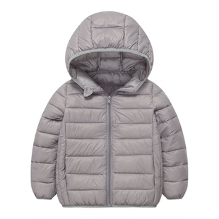 儿童羽绒棉服冬季男童女童中大童外穿棉袄夹棉轻薄款外套校服神器