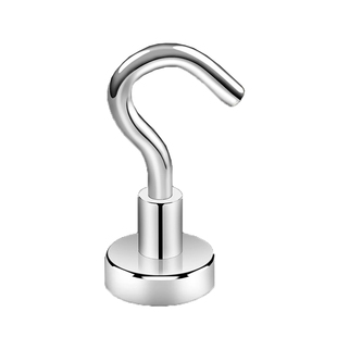 强力磁吸挂钩免打孔壁挂式无痕挂钩冰箱入户门后钥匙吸铁磁力粘钩