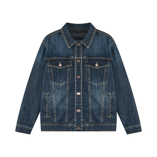 高端潮牌复古可拆羽绒牛仔外套男款秋冬季加绒加厚保暖夹克上衣服