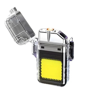 多功能电弧打火机防风稀奇古怪高颜值便携充电手电照明强光点烟器