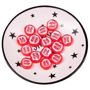 结婚囍字糖个性创意双喜字500g水果味手工结婚庆散装心形喜糖果