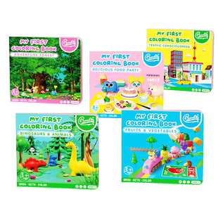 宝宝涂色本小手涂色画幼儿园画画填色本水彩蜡笔涂鸦绘画本套装