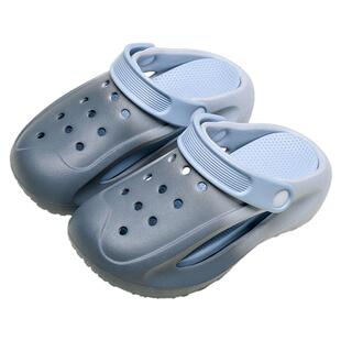 男童洞洞鞋夏季2026新款大童儿童拖鞋男孩包头防滑宝宝沙滩鞋外穿