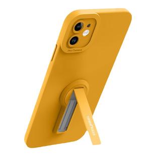 适用苹果11手机壳iPhone11promax女新款11Pro带支架pmax高级感pl硅胶por防摔的iph外薄ihpnoe全包ipone纯色套