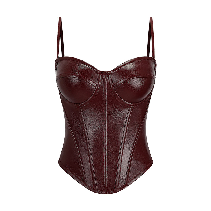 CORSELET 拉斐尔皮弹力抹胸