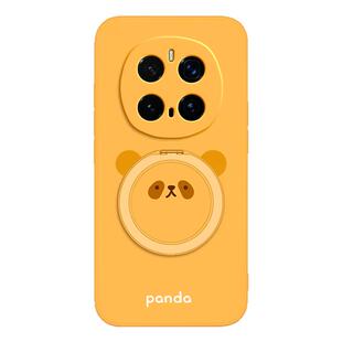 圆脸熊猫适用荣耀Magic7手机壳HonorMagic7Pro新款套majic硅胶华为魔术7带支架支点壳防摔honor男女por软外壳