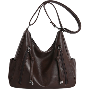 轻奢小众大容量包包女士2026新款时尚百搭单肩斜挎包高级感托特包