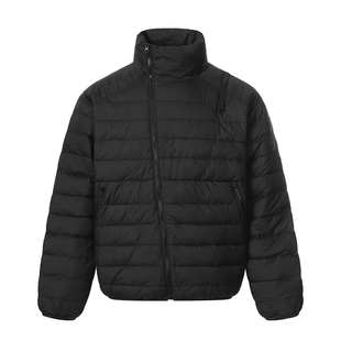 MRNEARLY美式排骨立领斜拉链设计羽绒服男女冬季新款潮牌保暖外套