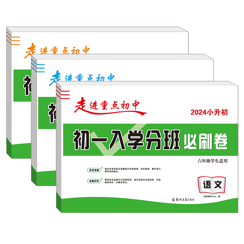 2026初一入学分班必刷卷小升初真题卷语文数学英语小学毕业总复习题冲刺走进重点初中试卷初一分班考试模拟卷训练名校小升初分班卷