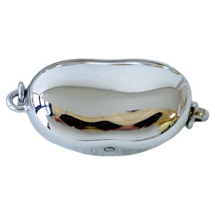 怡悦家 进口工艺经典元宝扣头珍珠水晶串珠项链手链diy配件材料