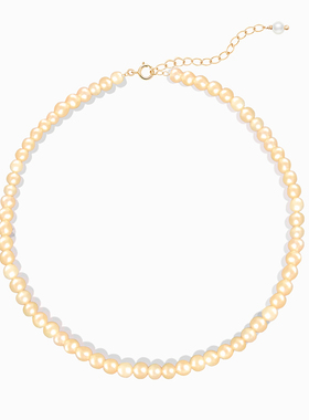 terra天然淡粉珍珠项链