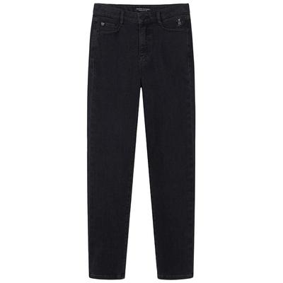 TeenieWeenie小熊奥莱女装秋季基础弹力小脚裤加绒裤子牛仔长裤