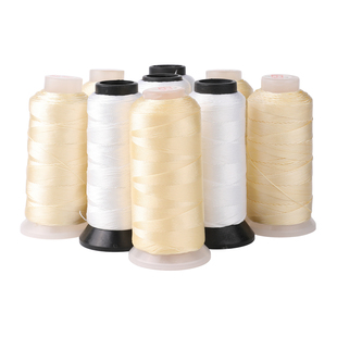 白色珍珠线穿小孔珍珠专用线手工手串线无弹力diy小米珠手链串珠