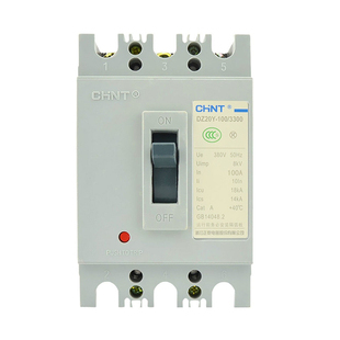 正品正泰 塑壳断路器 空气开关DZ20Y-100/3300 100A 三相空气开关