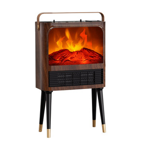 比赛小猪壁炉取暖器仿真火焰暖风机家用浴室烤火炉电暖气节能省电