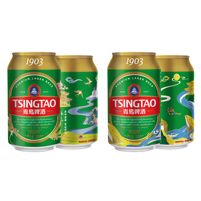 青岛啤酒1903四季常青330ml*24听