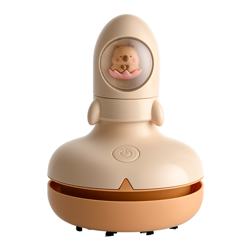 卡皮巴拉桌面吸尘器吸橡皮擦屑铅笔灰清洁机器书桌面灰尘清理神器学生用键盘吸铅笔屑迷你小型电动儿童大吸力