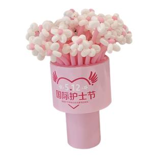 开业大吉周年庆氛围布置生节日气球花束抱抱桶装饰KT板圆形抱花桶